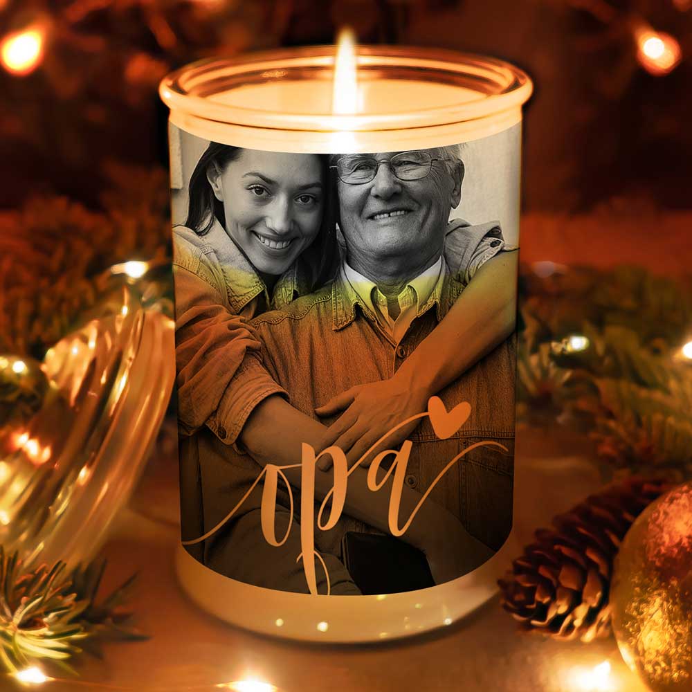 Duftkerze im Glas "Opa"