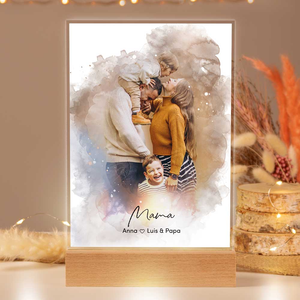 Personalisiertes Acrylbild "Aquarell"